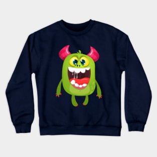 Cartoon monster charcter Crewneck Sweatshirt